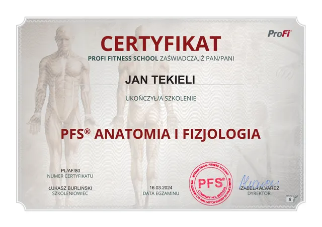 PFS Anatomia i Fizjologia